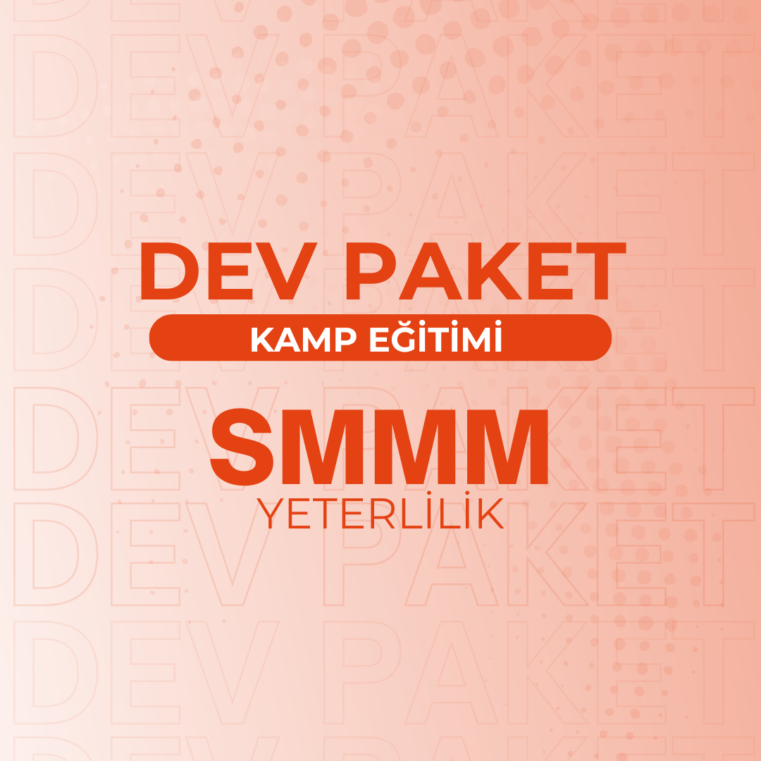 2024/3 SMMM Yeterlilik Dev Kamp Paketi (CANLI+KAYITTAN)