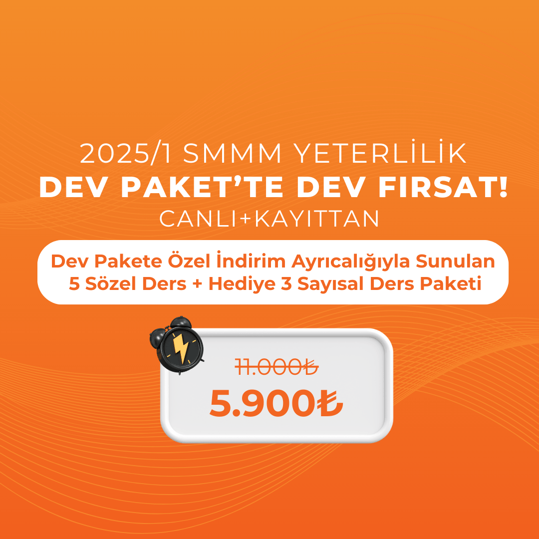 2025/1 SMMM Yeterlilik Dev Paket