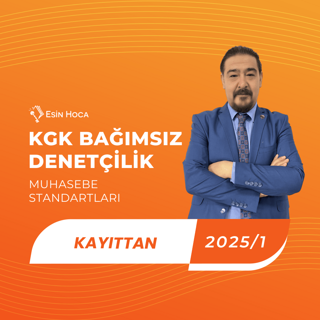 2025/1 KGK Bağımsız Denetçilik Kayıttan Muhasebe Standartları