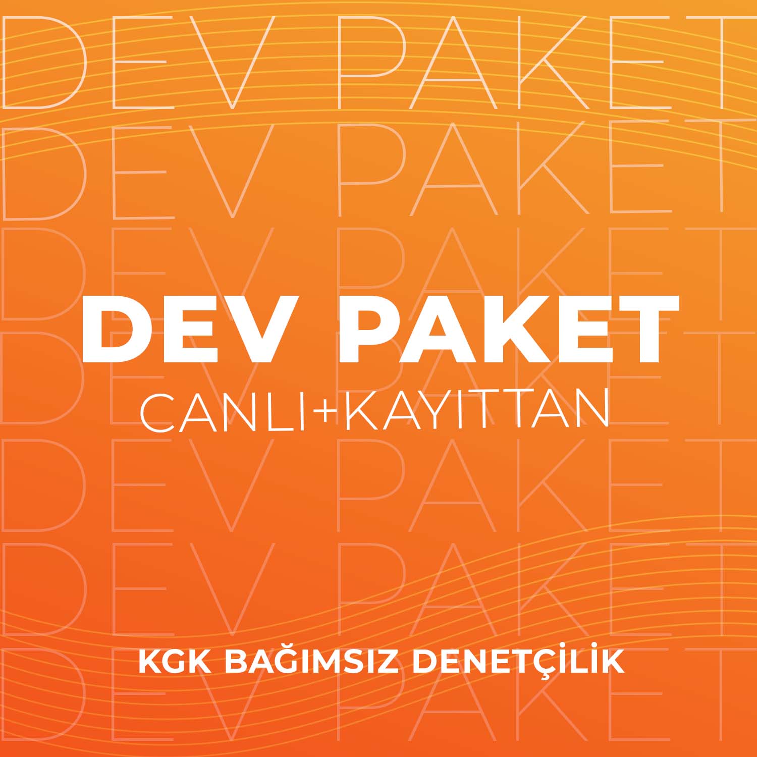 2025/1 KGK Bağımsız Denetçilik Dev Paket Tüm Dersler