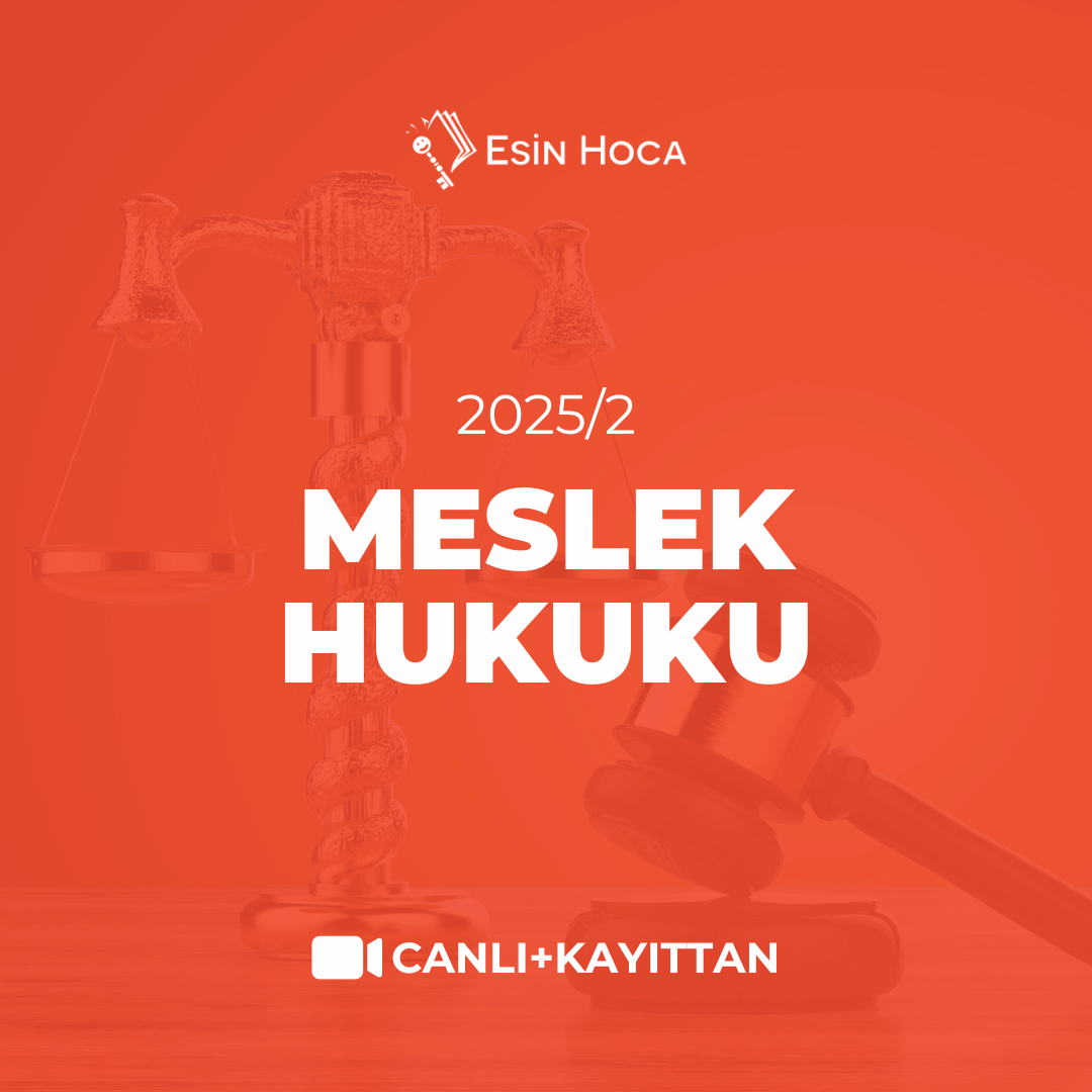 2025/2 SGS Canlı & Kayıttan Meslek Hukuku