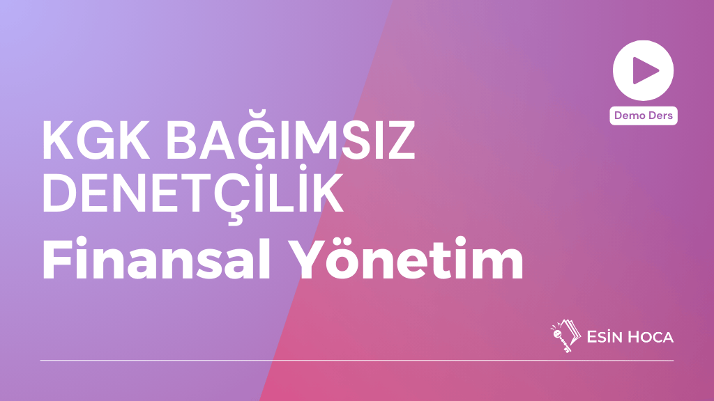 Kurumsal  Yönetim İlkeleri ve Finansal Yönetim-Nihan Hoca