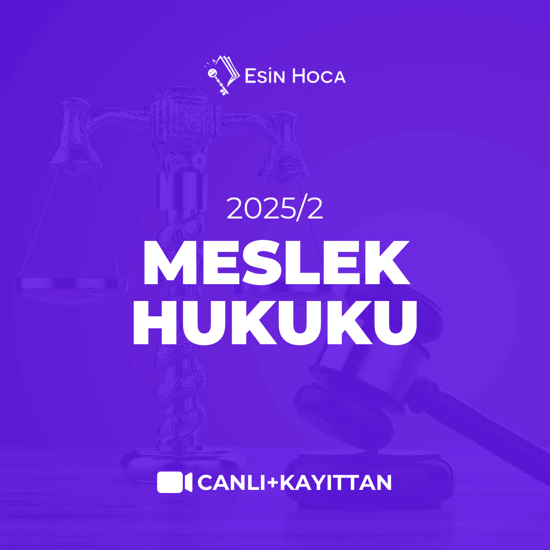 2025/2 SMMM Yeterlilik Canlı + Kayıttan Meslek Hukuku