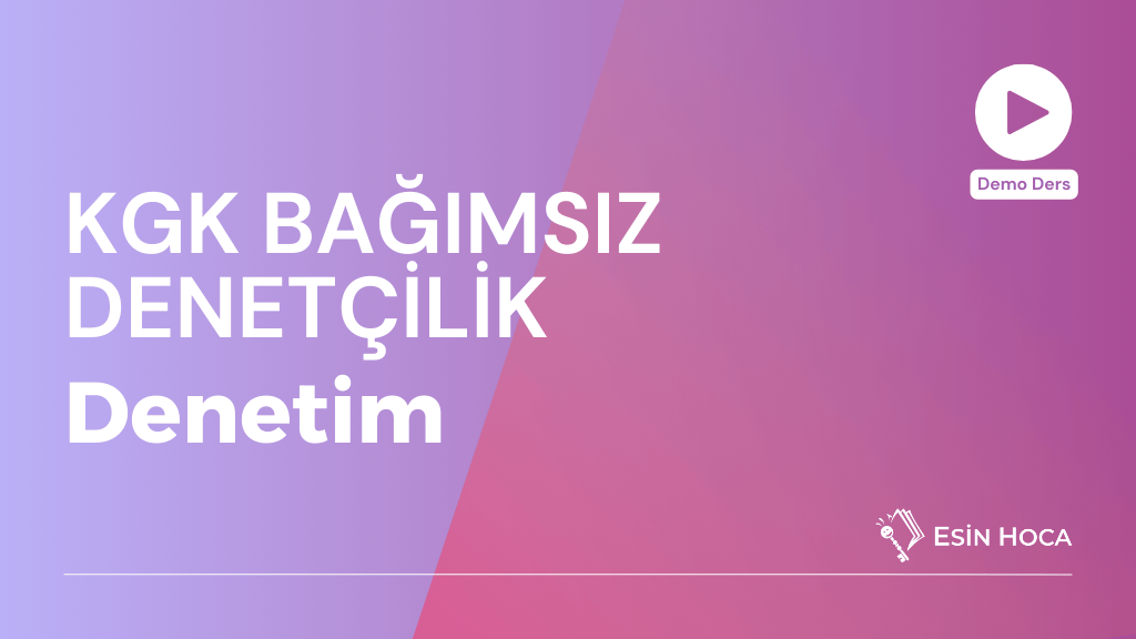 Denetim - Seçkin Hoca