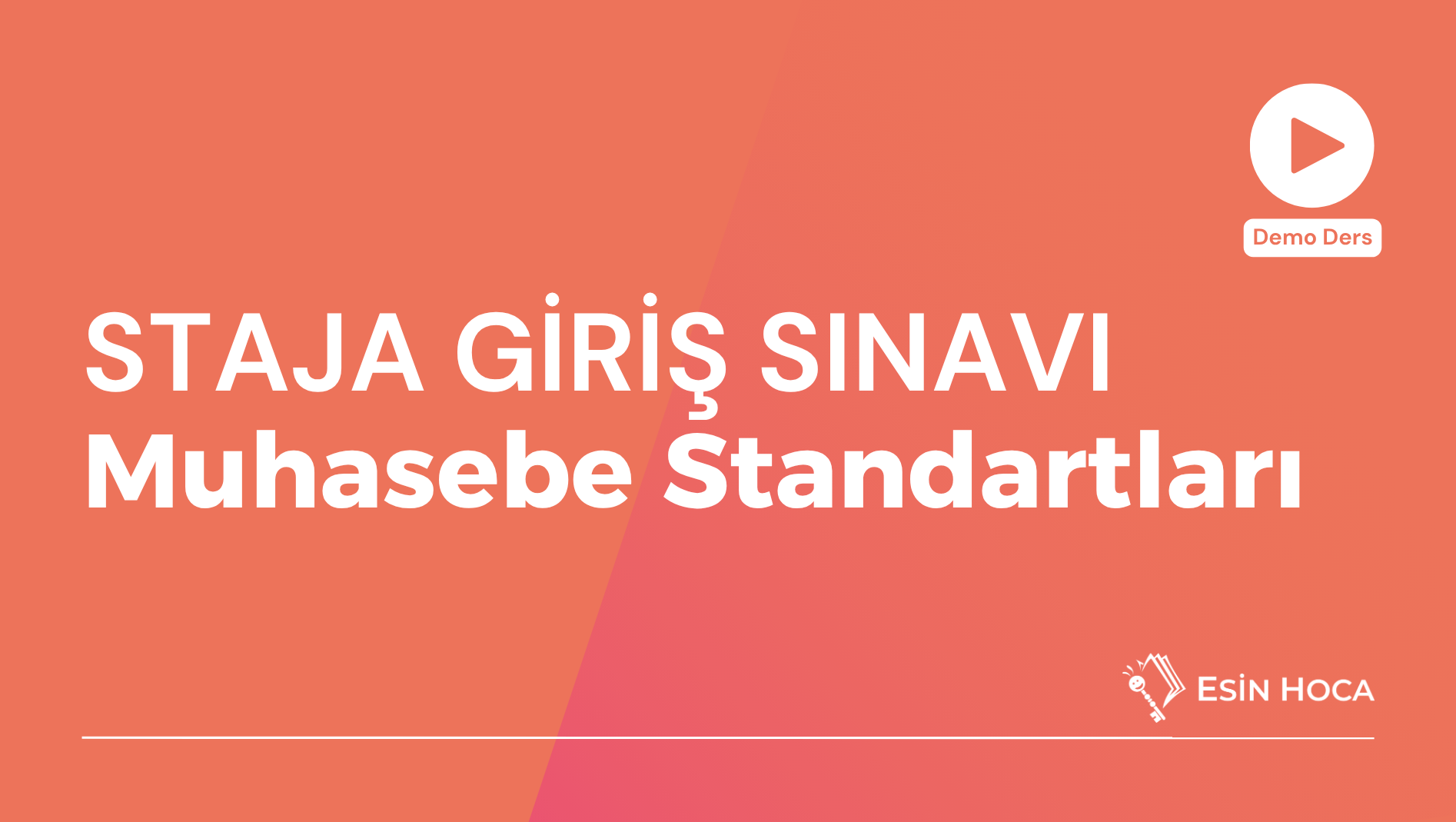 Muhasebe Standartları - Hidayet Hoca
