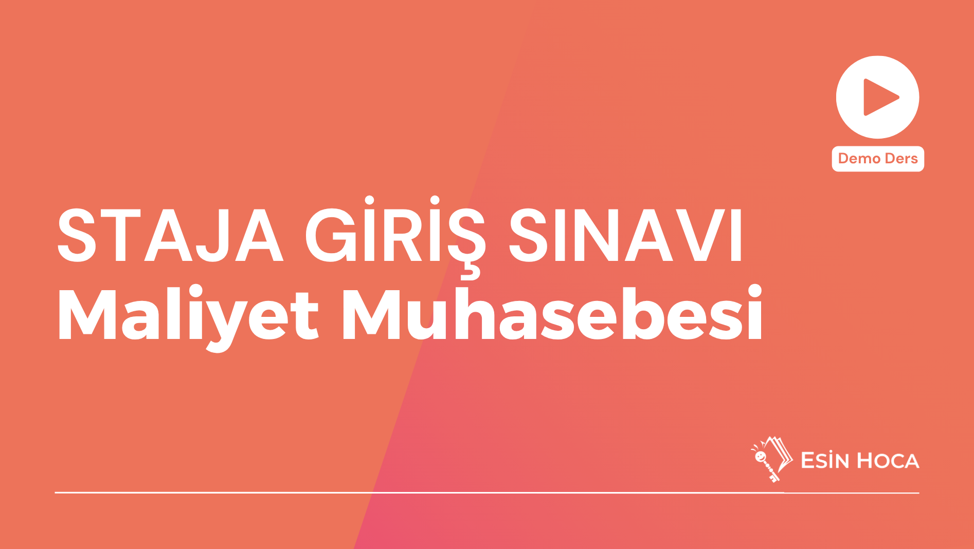 Maliyet Muhasebesi - Osman Hoca