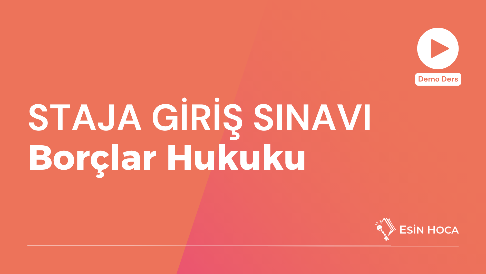 Borçlar Hukuku - Esin Hoca