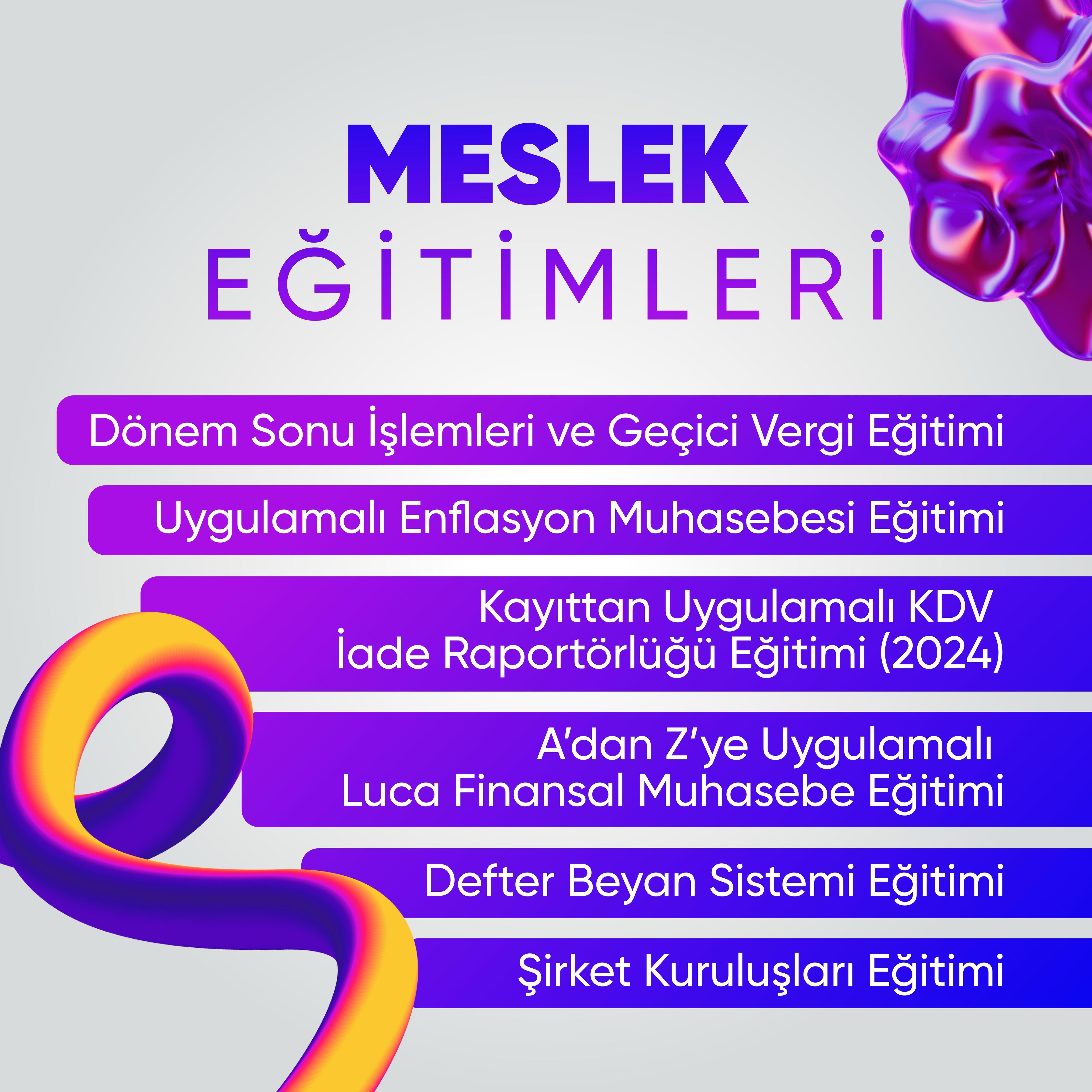 Meslek Eğitimleri